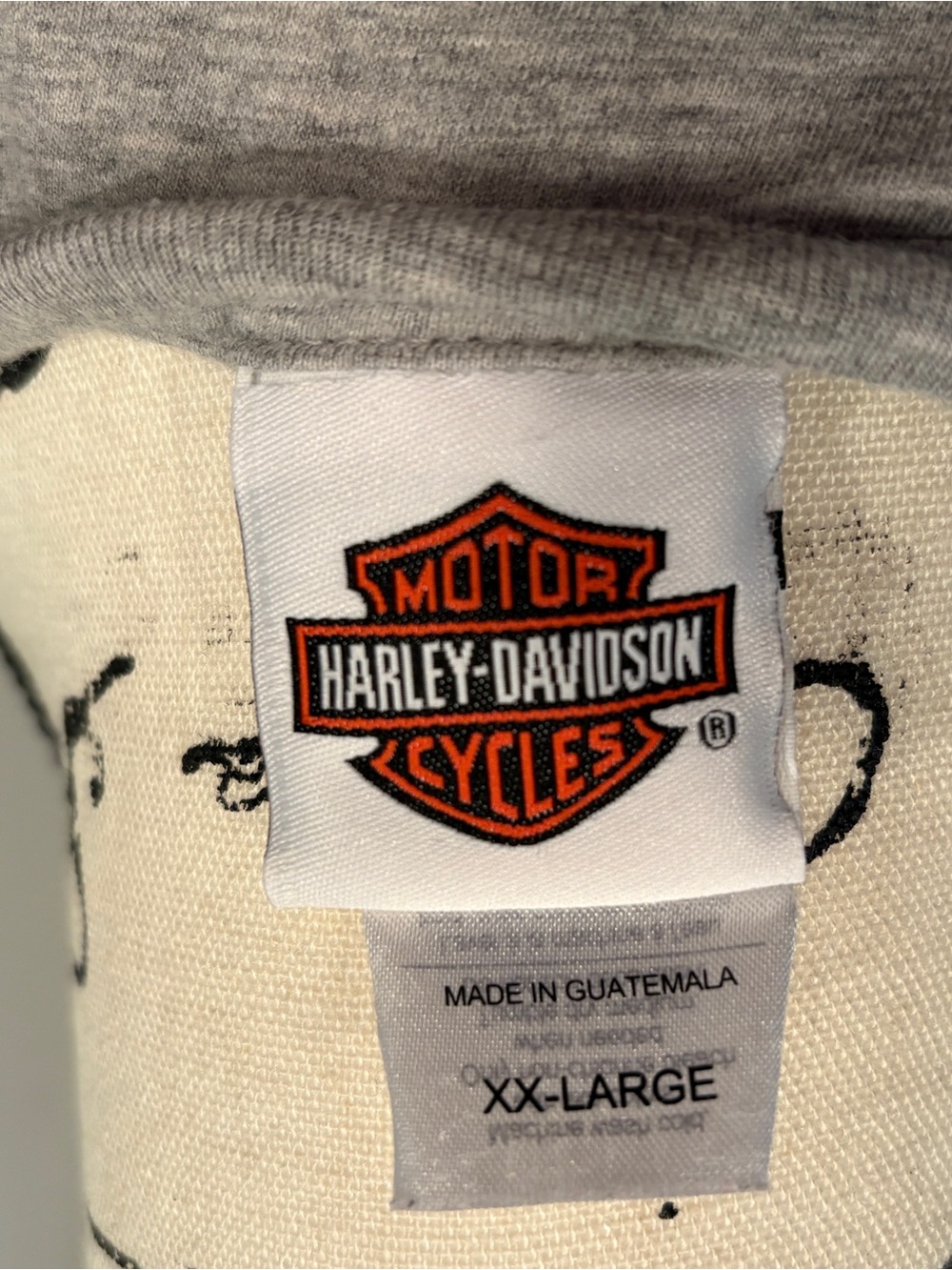Harley-Davidson Gray Long Sleeve Graphic Tee 2XL - Picture 3 of 5